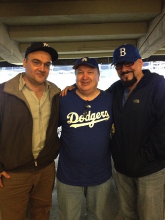 At Dodger Stadium with THE VIVINO BROTHERS....Jerry & Jimmy